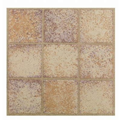 Kd0201 12.25 X 1.5 In. Sandstone Squares Peel & Stick Vinyl Floor Tile - 30 Piece
