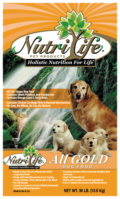 Nutri Life 00101 30 Lbs. Chicken Dog Food