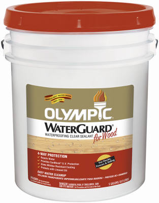 55260a-05 5 Gallon, Waterguard Wood Waterproofing Clear Sealant
