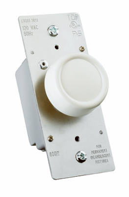 R600pltkv 600 Watts Ivory Single Pole Rotary Power Dimmer