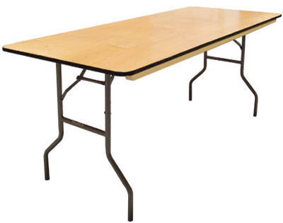 Pre Sales 3808 8 Ft. X 30 In. Plywood Folding Table
