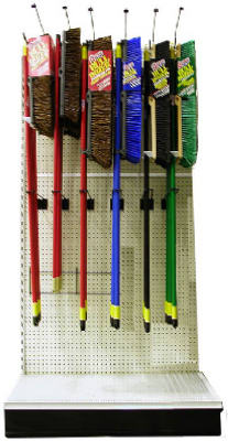 9800tv Rack & Hook Set For 4 Ft. Assortment Of Pushbrooms