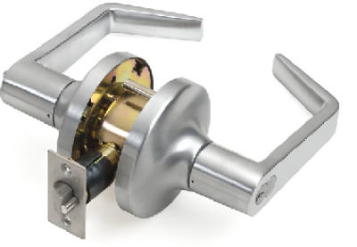 Cl100011 10 X 4 In. Brushed Chrome Finish Entry Lever Lock