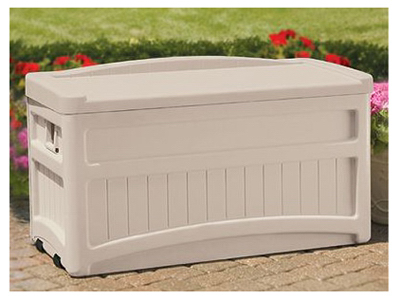 Db7500 73 Gallon Taupe Deck Storage Box
