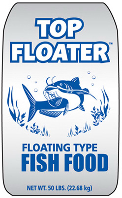 S 10032 50 Lbs. Top Floater Premium Floating Fish Food