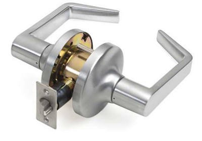 Cl100014 Brushed Chrome Passage Lever