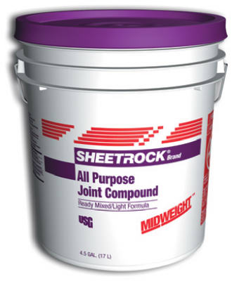 380417 4.5 Gallon Pail Sheetrock All Purpose Mid Weight Joint Compound