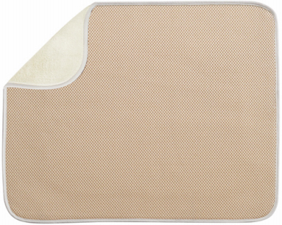 40130 Wheat & Ivory Drying Mat - 18 X 16 In.