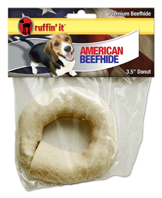 Products 21102 2.5 In. American White Rawhide Donut