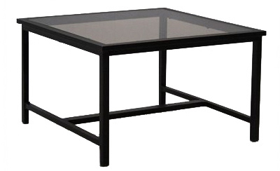 UPC 050874014078 product image for Patio Master AKF07110K01 Park View Square Glass Top Chat Table | upcitemdb.com