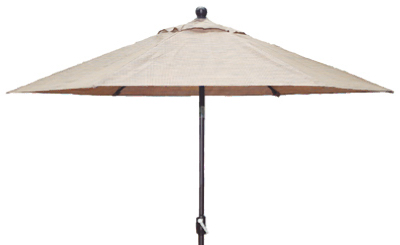 UPC 050874066077 product image for Patio Master BZQ02205K02 9 ft. Sienna Collection PVC Umbrella | upcitemdb.com