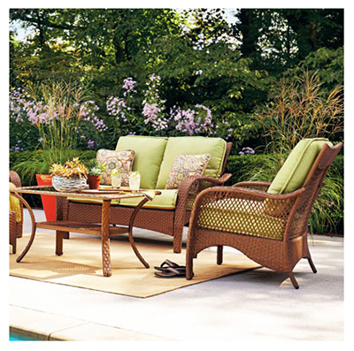 UPC 050874014139 product image for Patio Master S4-BGS08900-14 Providence 4 Piece Deep Seating Set | upcitemdb.com