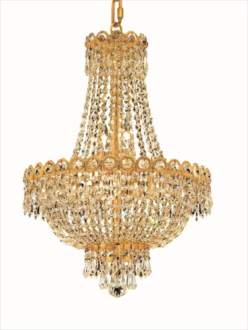 1900d16g-rc 16 D X 20 In. Century Collection Hanging Fixture - Royal Cut, Gold