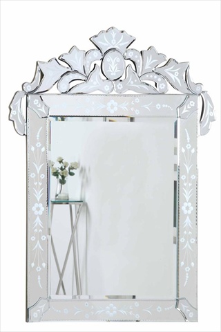 Elegant Lighting Mr-2014c 27.6 X 0.8 X 35.8 In. Venetian Clear Mirror