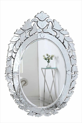 Elegant Lighting Mr-2017c 32.75 X 1 X 44.5 In. Venetian Clear Mirror