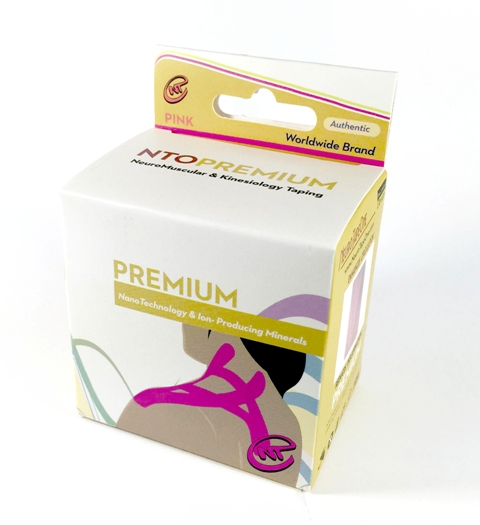 Nto-p-pin-107 Premium Neuromuscular & Kinesiology Taping, Pink - Pack Of 10