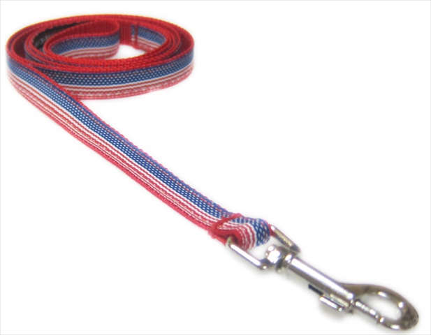 American Flag1-l 4 Ft. American Flag Dog Leash - Extra Small
