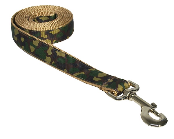 Camouflage-tan-grn4-l 6 Ft. Camouflage Dog Leash - Tan & Green, Large