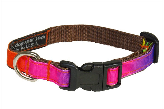 Rainbow1-c Dog Collar, Rainbow - Extra Small