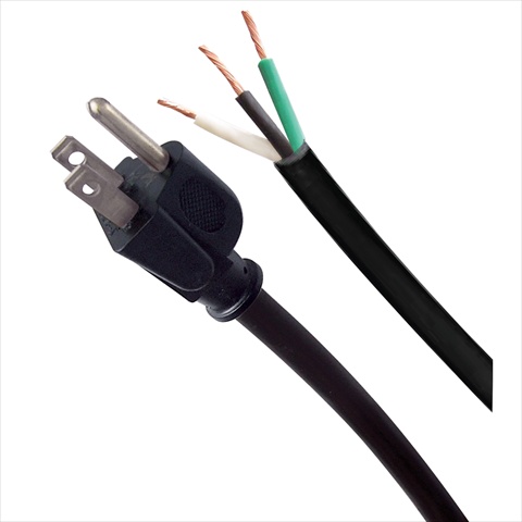 9 Ft. 3-conductor Rubber Sj Repair Cords, 16-3 Gauge - Black, Case Of 25