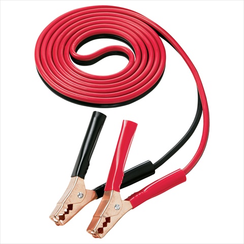 10-00224 12 Ft. Red-black Rubber Booster Cables - Light Duty Clamp, Case Of 6