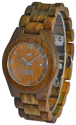 Zs-w086a Mens Sequoia Green Sandalwood Watch