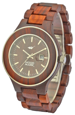 Zs-w1000a Mens Voyager Red Sandalwood Watch