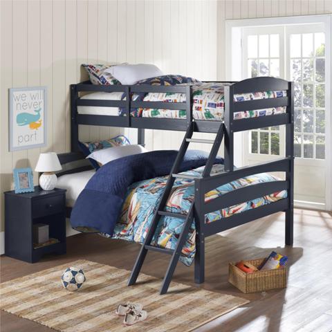 DHP Brady Solid Wood Bunk Bed