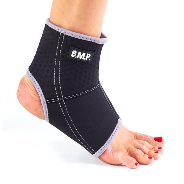 Ankle Brace Black M Breathable Lightweight Neoprene Black Ankle Brace, Medium