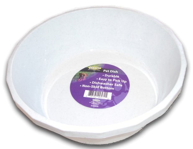 5715 Plastic Crock Style Pet Bowl, Large