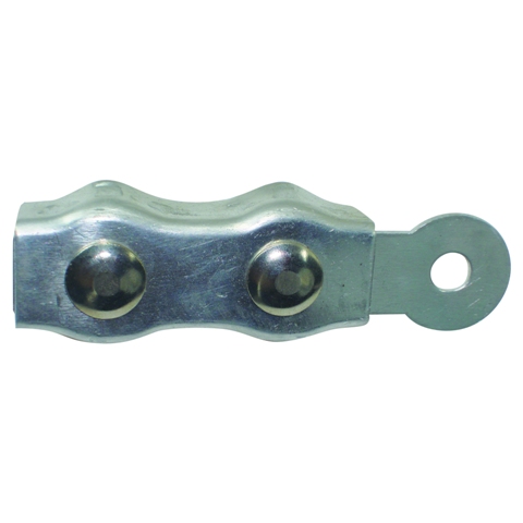 0.37 In. Polyrope To Gate Handle Connector, Silver