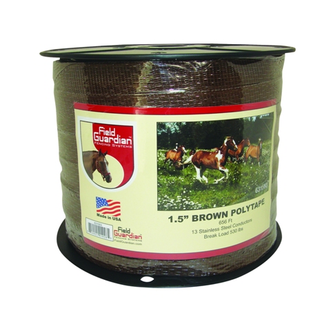 631553 1.5 In. Brown Polytape