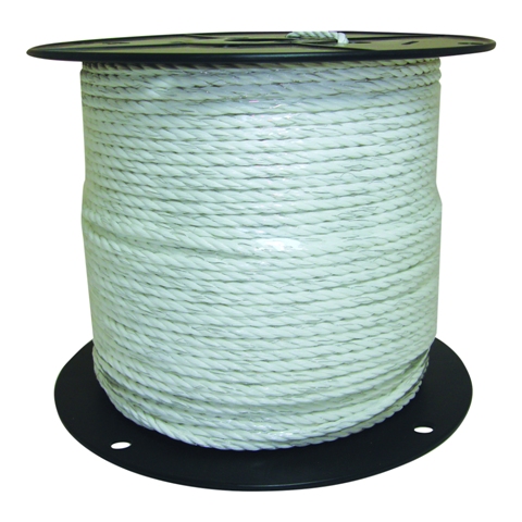 631833 White Polyrope, Economy - 0.25 In.