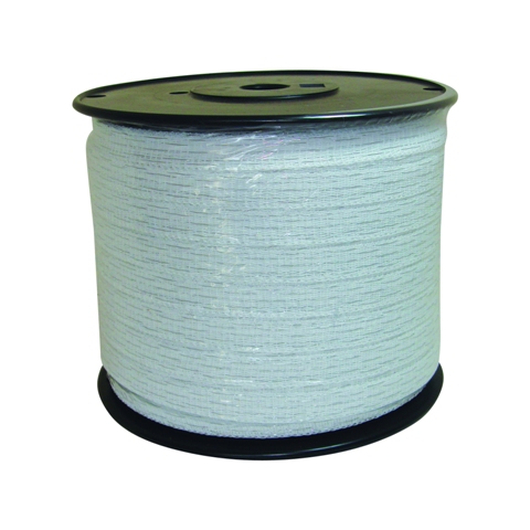 634150 0.5 In. White Polytape - 1,312 Ft.