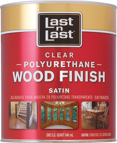 Absolute Coatings 53104 1 Quart Satin Last N Last Polyurethane Wood Stain