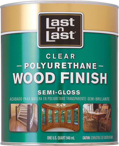 Absolute Coatings 53204 1 Quart Semi Gloss Last N Last Polyurethane Wood Stain