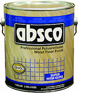 Absolute Coatings 89501 1 Gallon Gloss Absco Polyurethane Wood Floor Stain Stain