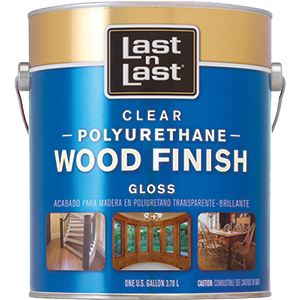 Absolute Coatings 53001 1 Gallon Gloss Last N Last Polyurethane Wood Stain