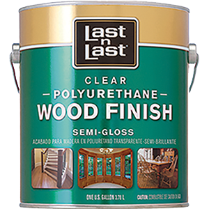 Absolute Coatings 53201 1 Gallon Semi Gloss Last N Last Polyurethane Wood Stain