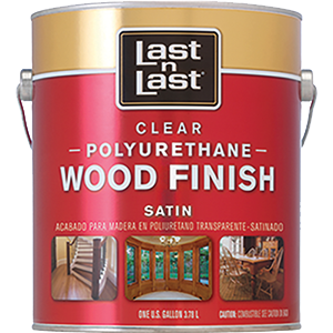 Absolute Coatings 53101 1 Gallon Satin Last N Last Polyurethane Wood Stain