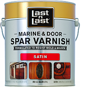 Absolute Coatings 50801 1 Gallon Satin Last N Last Marine & Door Spar Varnish Stain