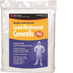 68443 10 X 15 In. Lead Abatement Coverall, 2 Extra Large