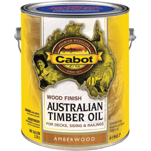 81003 1 Gallon, Amberwood Australian Timber Oil Wood Finish, Reduced Water