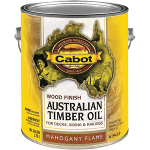 81007 1 Gallon, Mahogany Flame Australian Timber Oil Wood Finish, Reduced Water