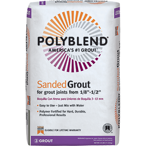 Nsg0925 25 Lbs. Polyblend Natural Gray Sanded Tile Grout