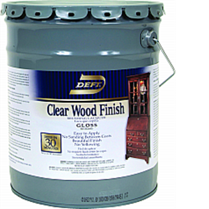 UPC 037125010058 product image for Deft 010-05 5 Gallon Gloss Clear Wood Finish | upcitemdb.com
