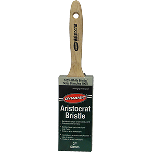 Dynamic Hb198105 2 In. Aristocrat Flat White Bristle Brush