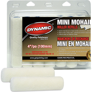 Dynamic Hm005400 4 In. Mini Mohair Refill - 12 Pack