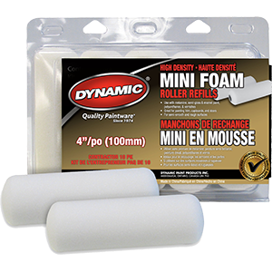 Dynamic Hm005314 4 In. Mini Foam Refill - 10 Pack