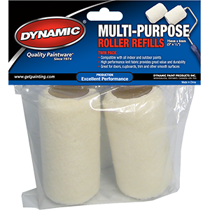 Dynamic Hb462828 4 X 0.25 In. Multi Purpose Trim Roller Refill - 2 Pack, Pack Of 10